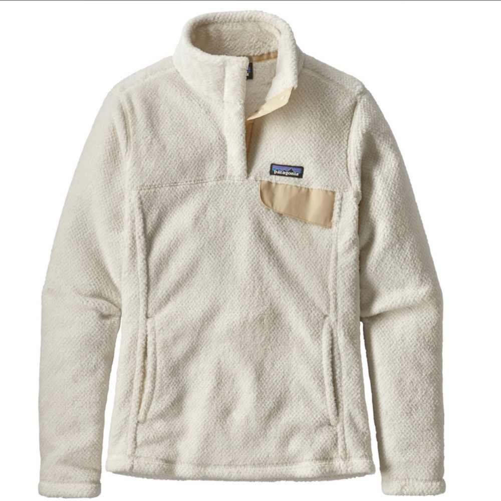 Patagonia Women’s White/Cream Pullover Fleece Small